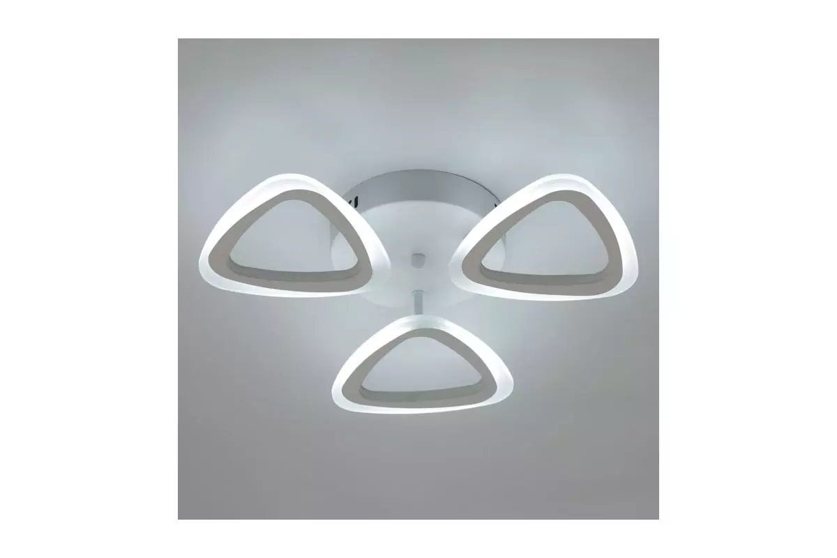 Люстра светодиодная 42Вт 3000К-6500К пульт белый De City 424012903