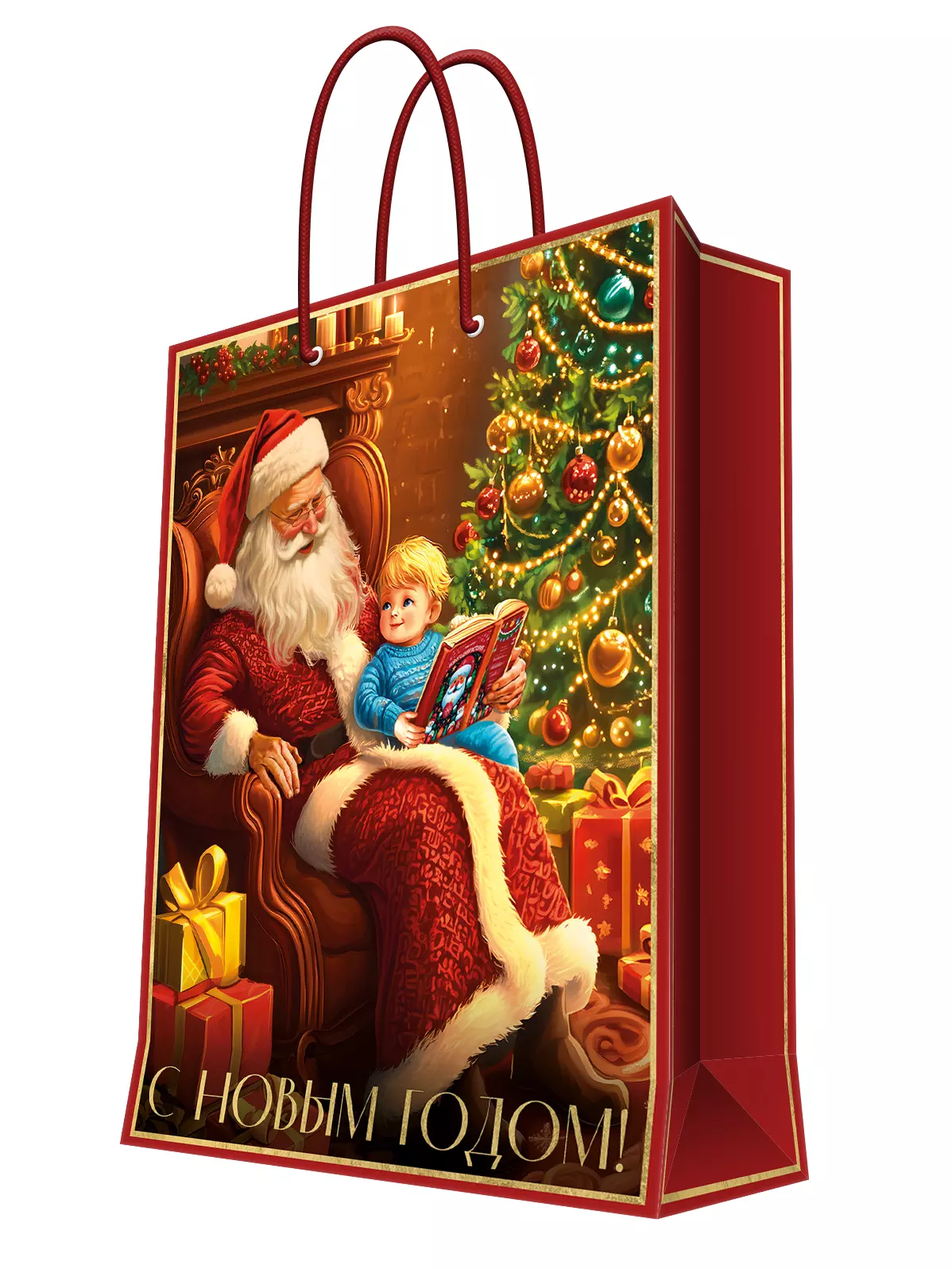 Подарочный пакет 26x32,4x12,7см 95750FE