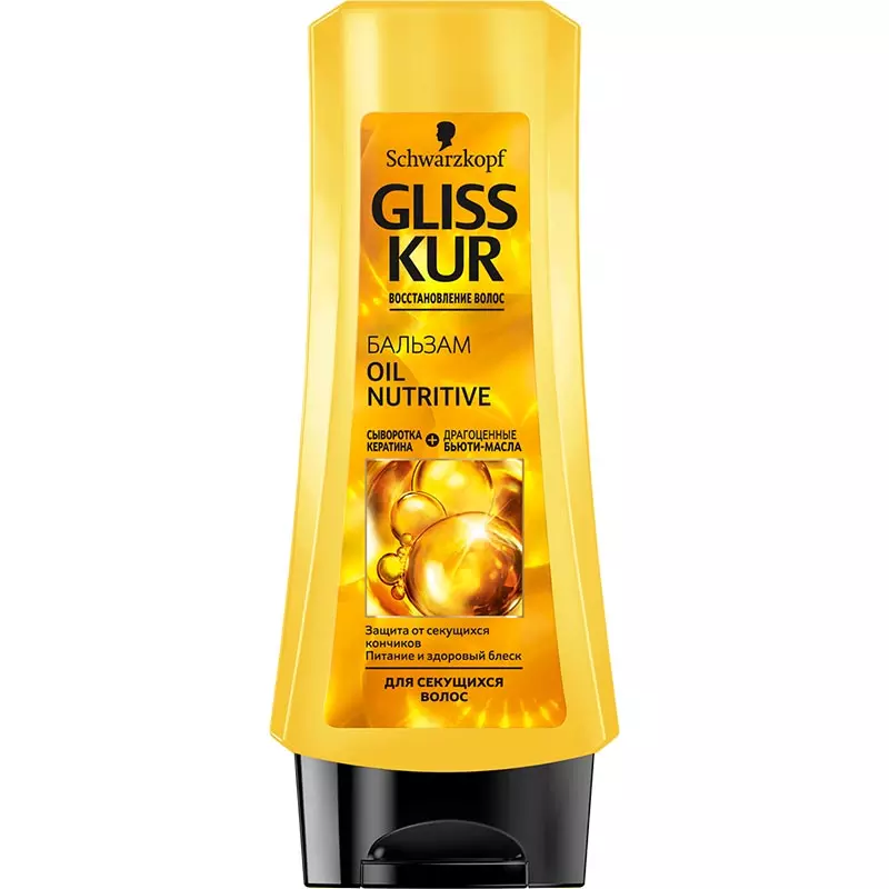 Бальзам для секущихся волос Gliss Kur Oil Nutritive, 200 мл