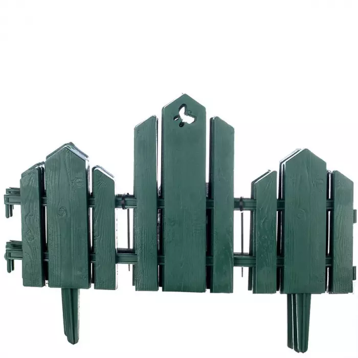 Декоративный забор  Домик 0,19м*1,7м зеленый