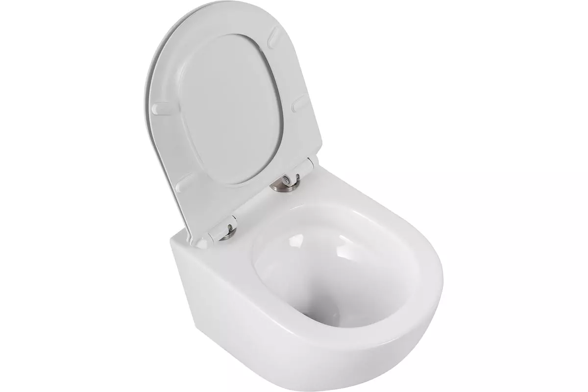 Подвесной унитаз BelBagno SFERA-TOR смыв TORNADO BB046CH-TOR/SC сиденье микролифт