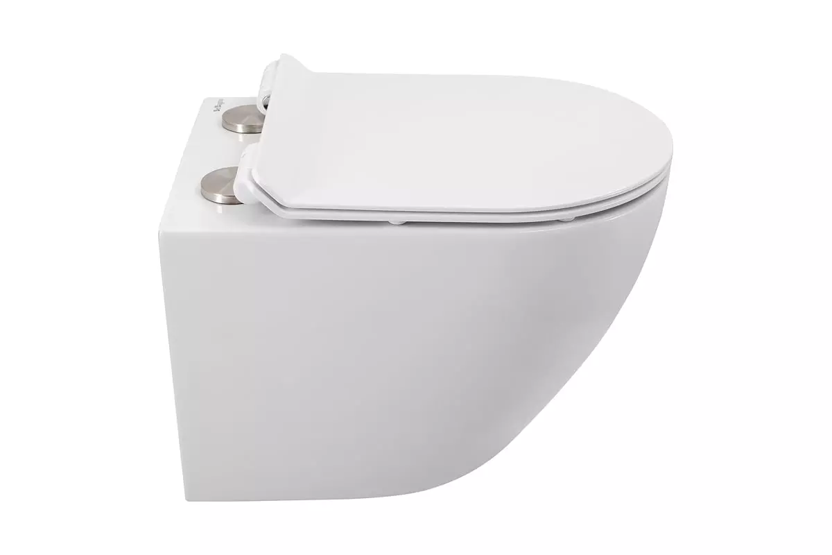 Подвесной унитаз BelBagno SFERA-TOR смыв TORNADO BB046CH-TOR/SC сиденье микролифт