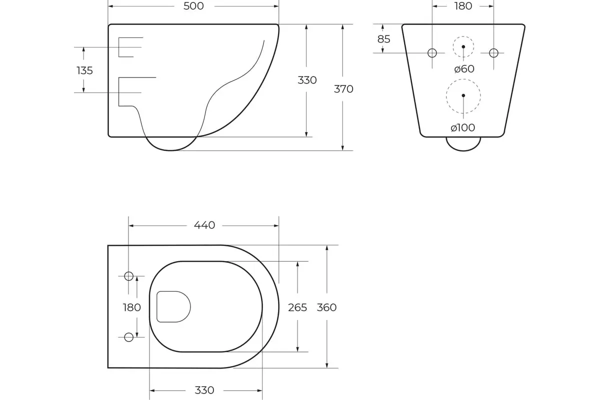 Подвесной унитаз BelBagno SFERA-TOR смыв TORNADO BB046CH-TOR/SC сиденье микролифт