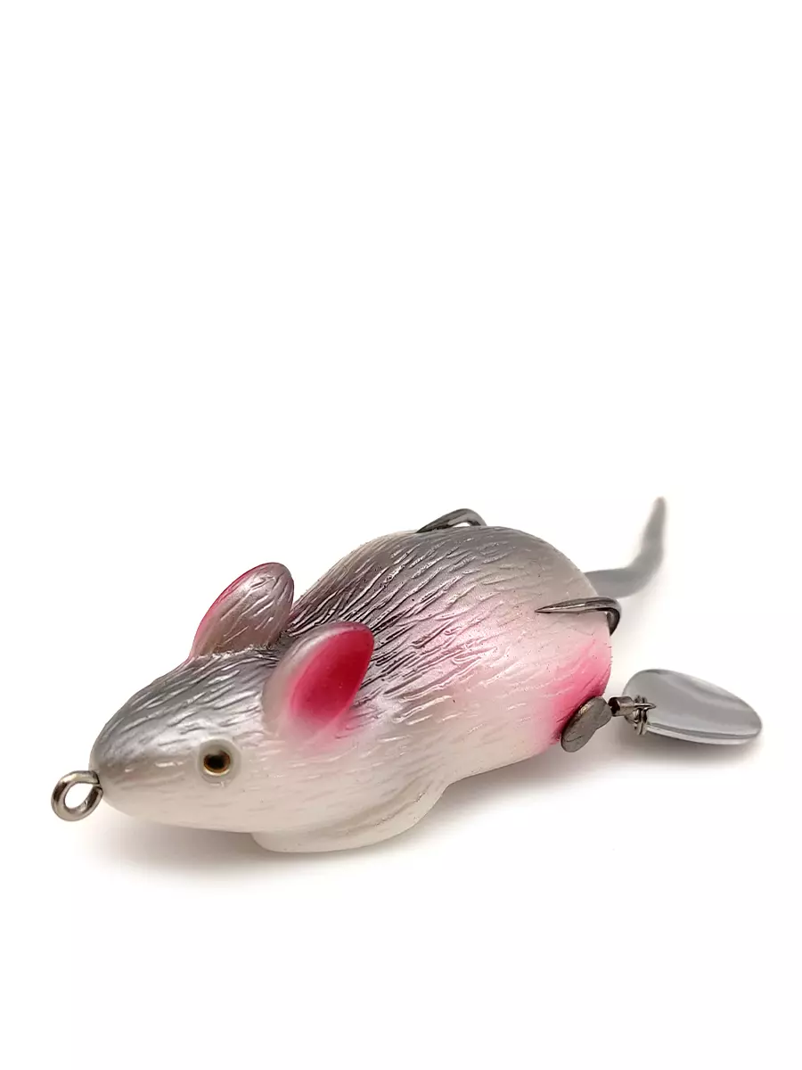 Мышь-незацепляйка Namazu MOUSE с лепестками, 76 мм, 26 г, цвет 11, крючок-двойник