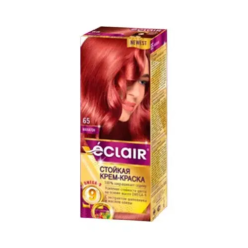 Краска для волос ЕCLAIR с маслом OMEGA 9 6.5 Махагон