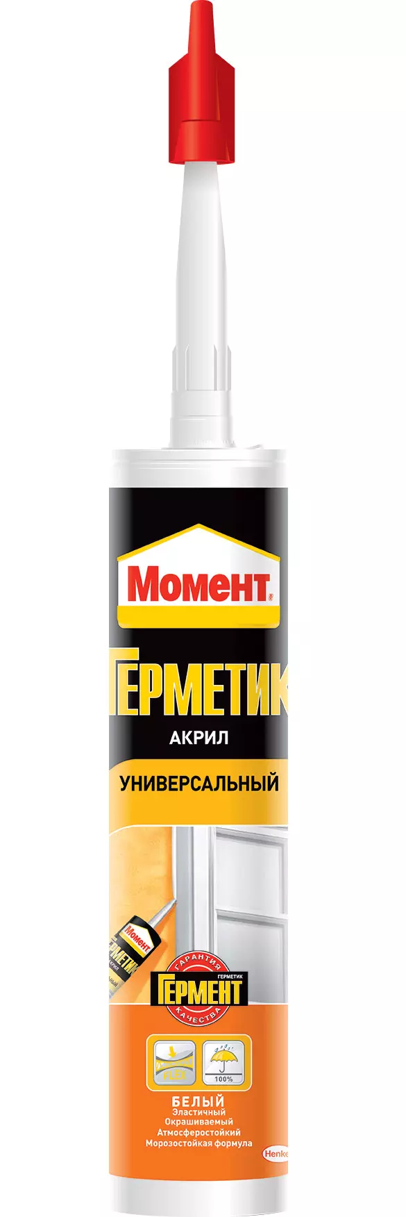 Герметик акриловый Henkel Момент Универсальный 420мл картридж белый