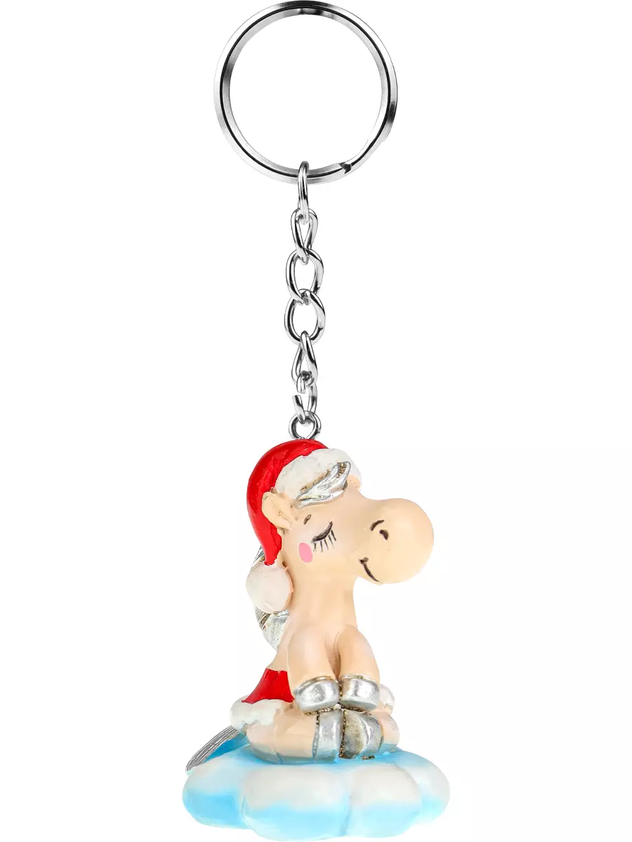 Брелок из полирезины Лошадка на облачке 4,5 см НУ-2560