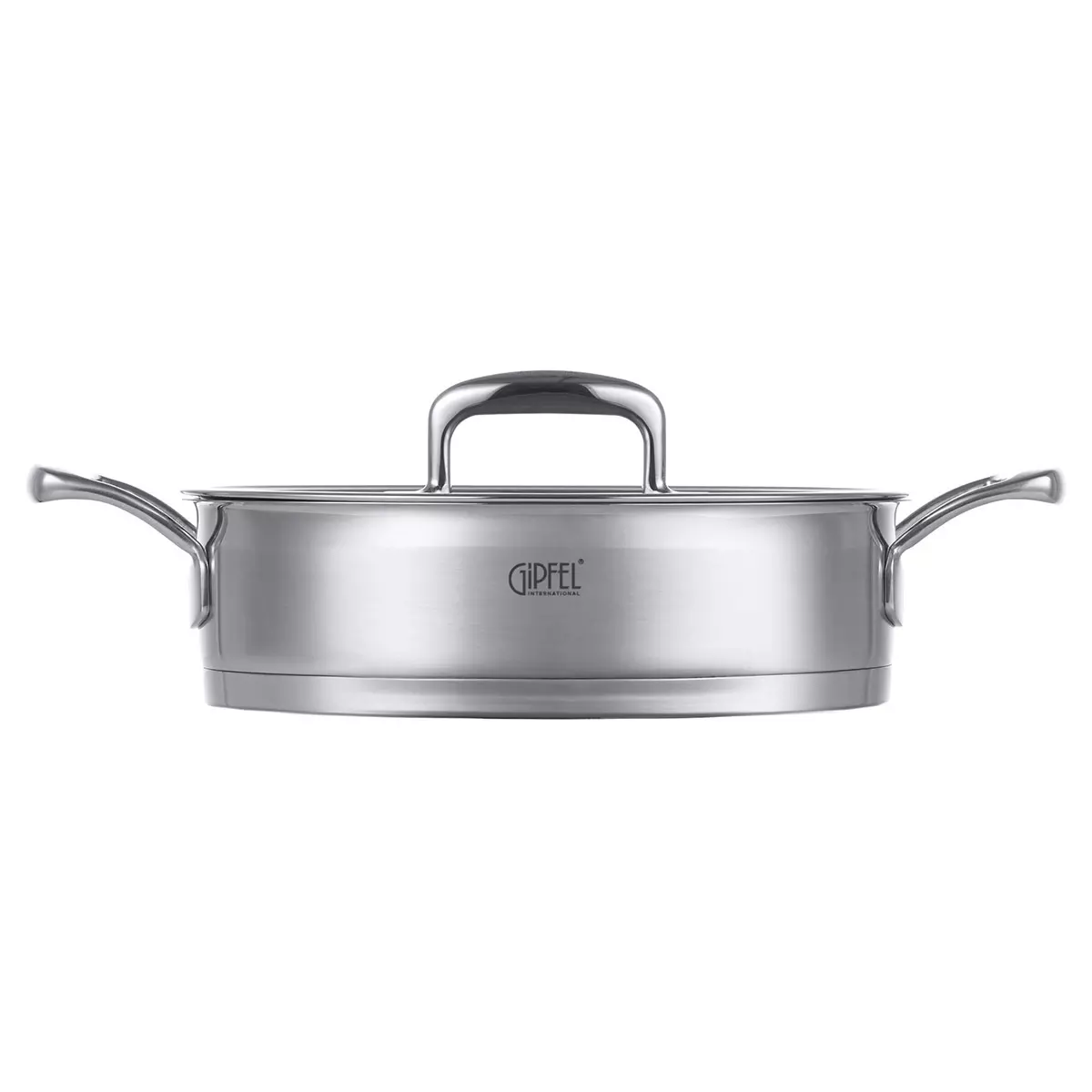 Сотейник 2,7 л (24 х 6 см) GIPFEL 1230 PRESTIGE, индукция, нержавеющая сталь