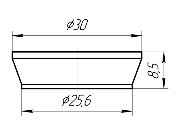 Прокладка коническая АНИ 25 мм М025