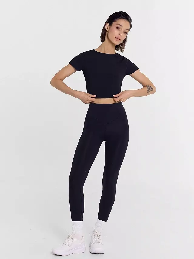 Легинсы женские Mark Formelle 342300 черный, р-р 164/170-110 (52 / XXL)