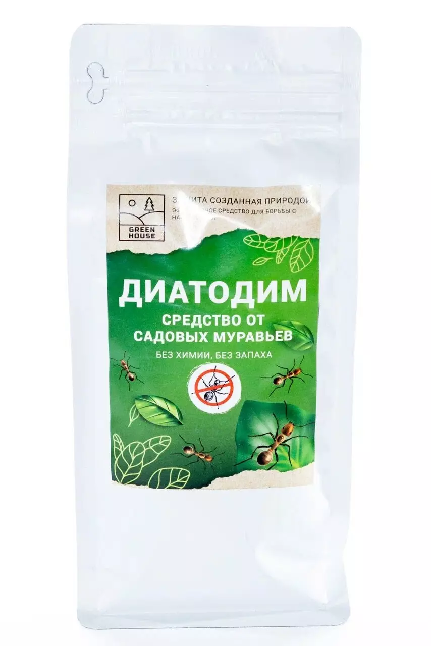 Средство от муравьев порошок Green House Диатодим 1л