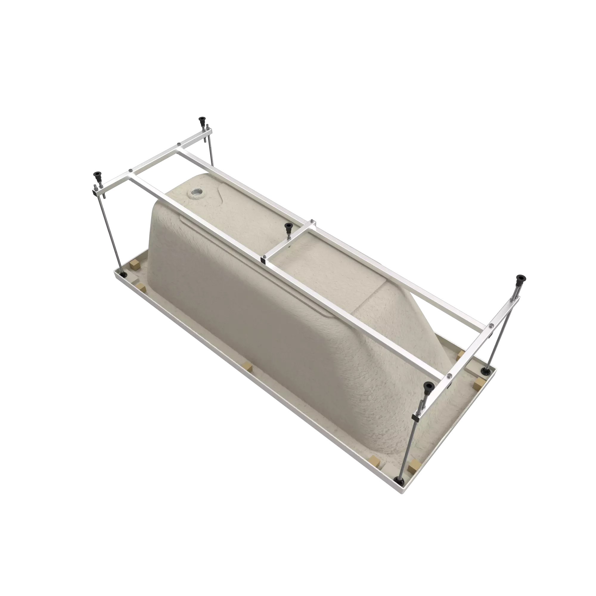 Каркас для ванны Triton Ника 170х70-75 алюминиевый  Щ0000062055