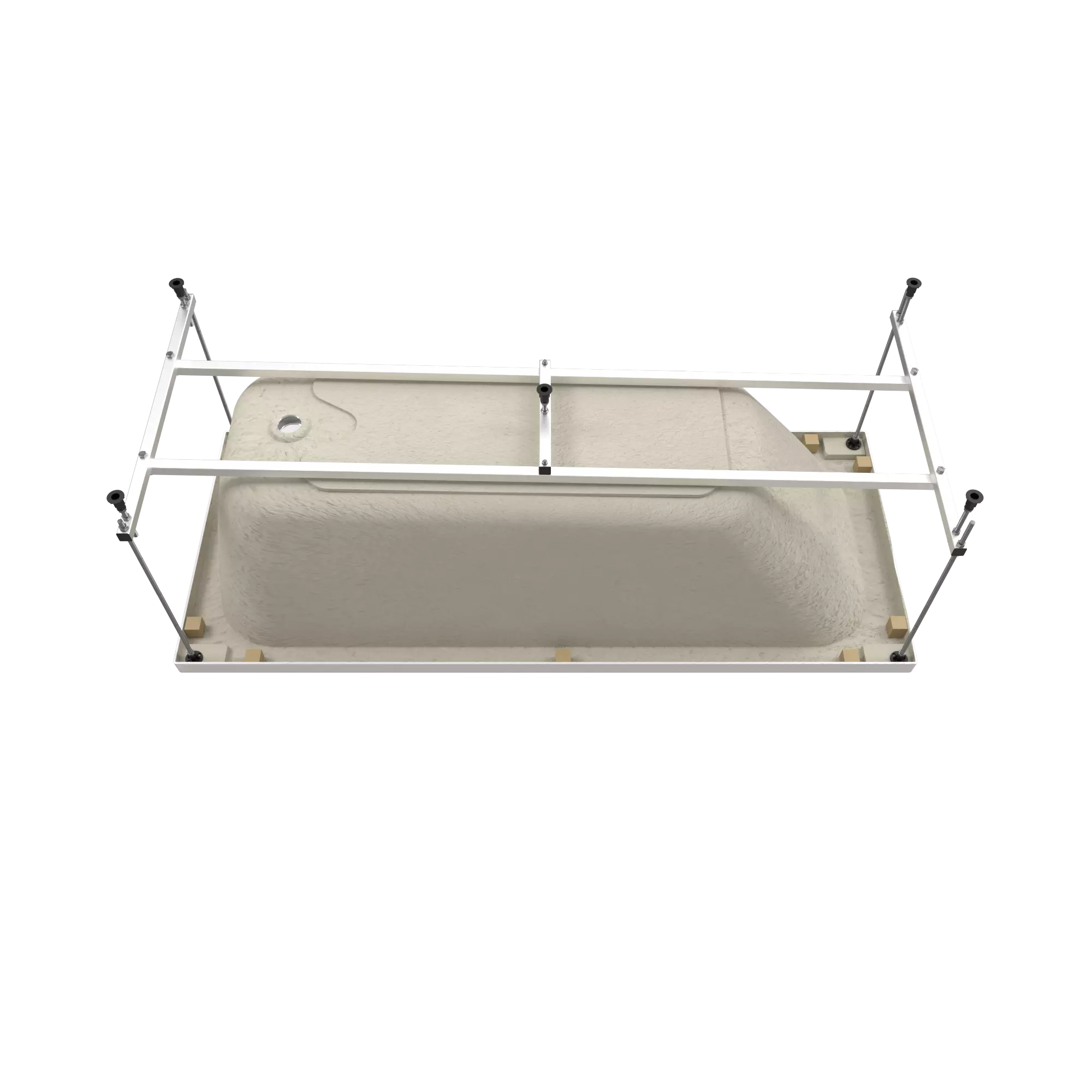 Каркас для ванны Triton Ника 180х80 алюминиевый  Щ0000062057