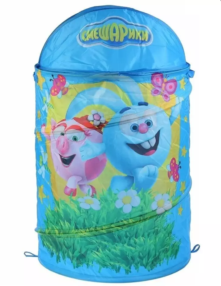 Корзина для игрушек смешарики 43*60 см Играем вместе XDP-17917-R