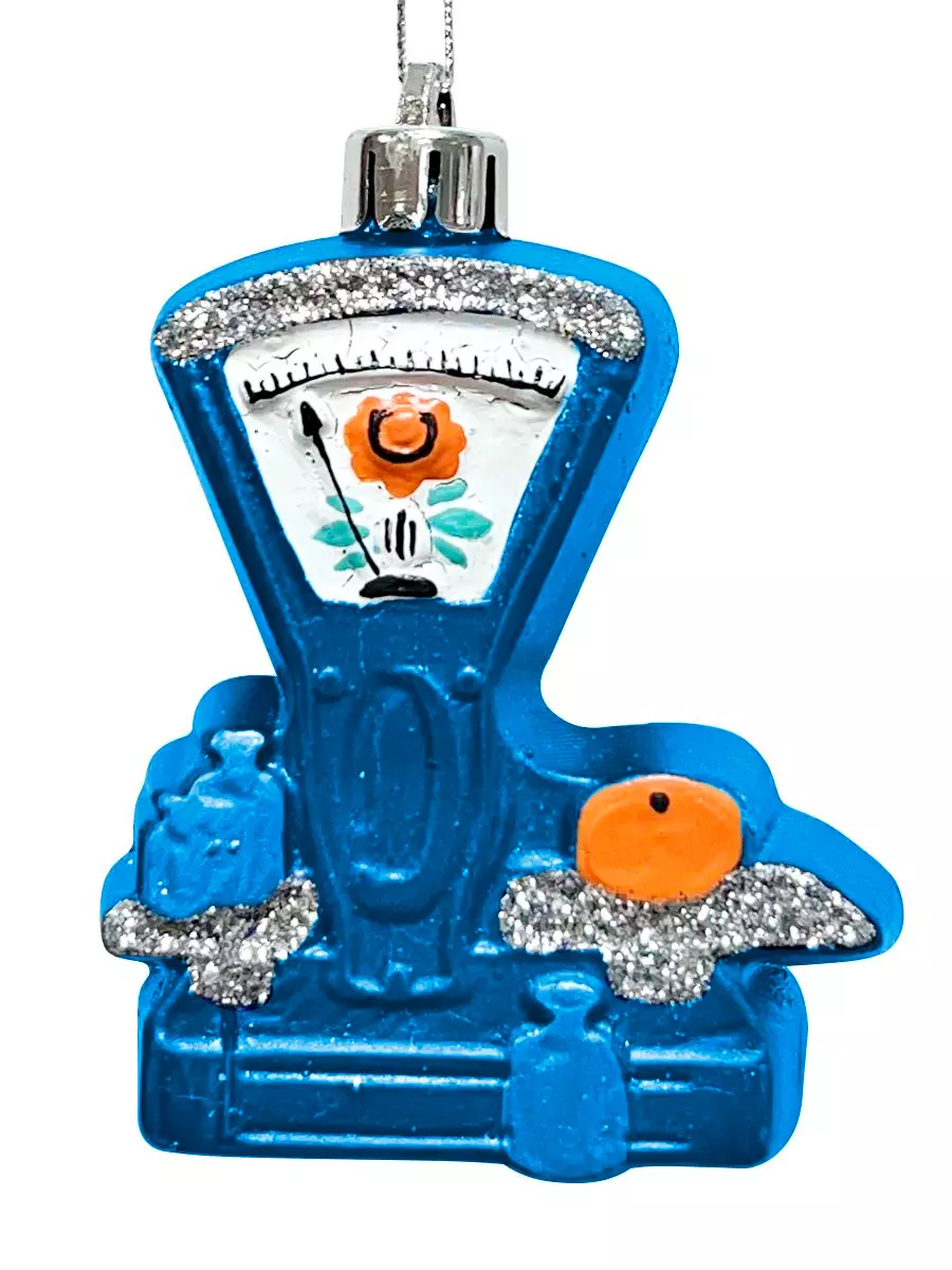 Новогоднее подвесное украшение из полистирола / 6x3x6,5см 95334