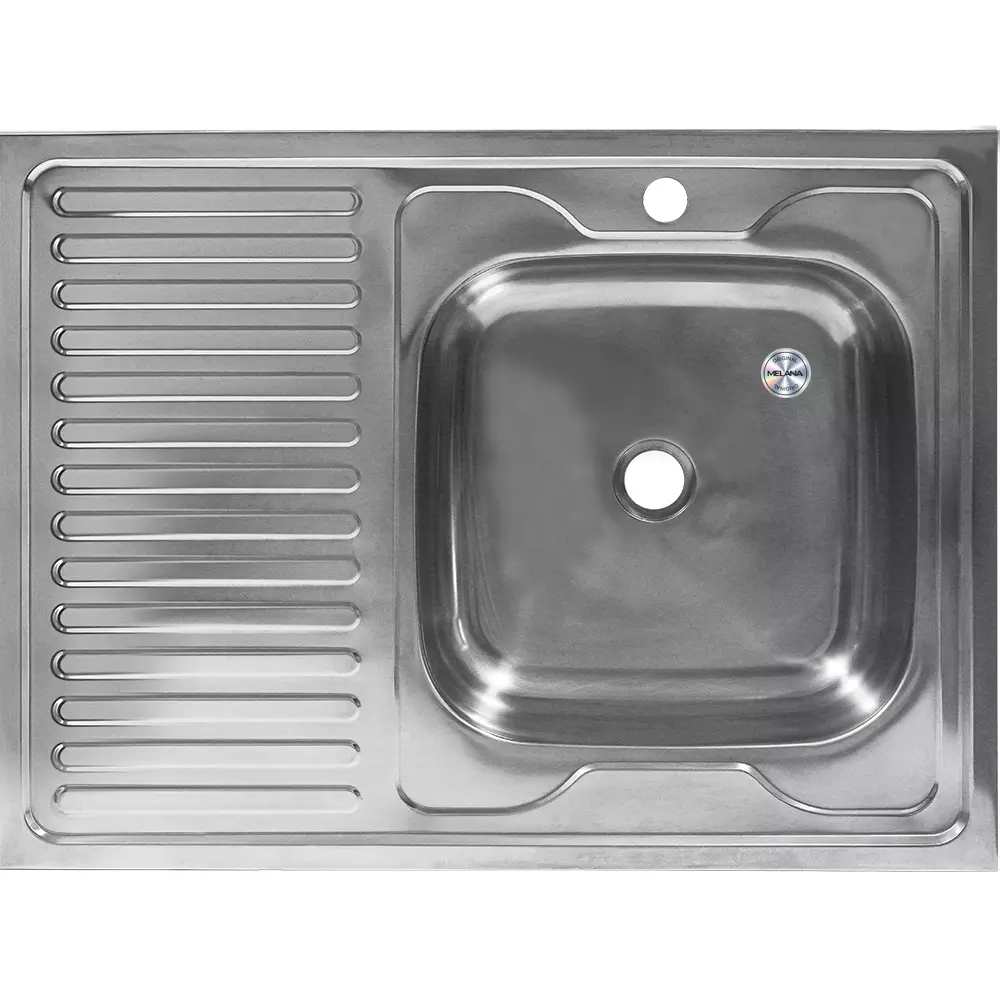 Накладная мойка для кухни MELANA 8060 R 0,4/160 (072 t R*20) прямоугольная