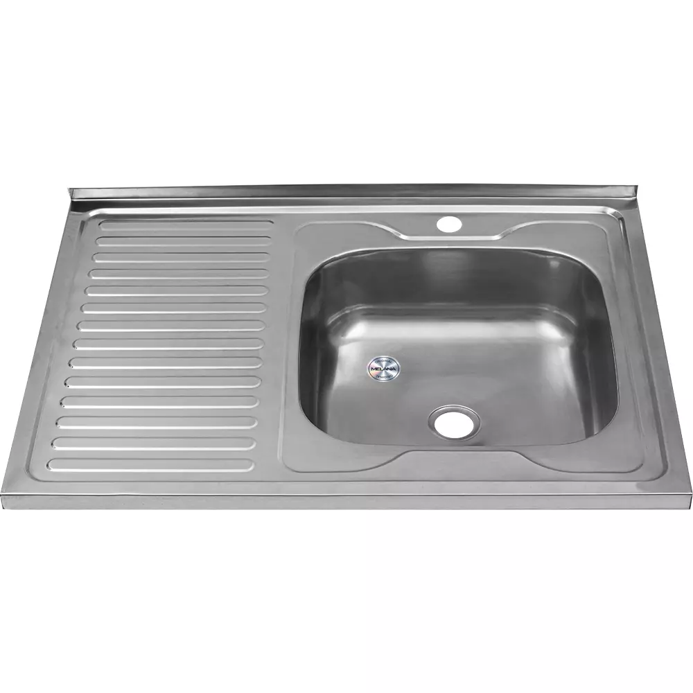 Накладная мойка для кухни MELANA 8060 R 0,4/160 (072 t R*20) прямоугольная