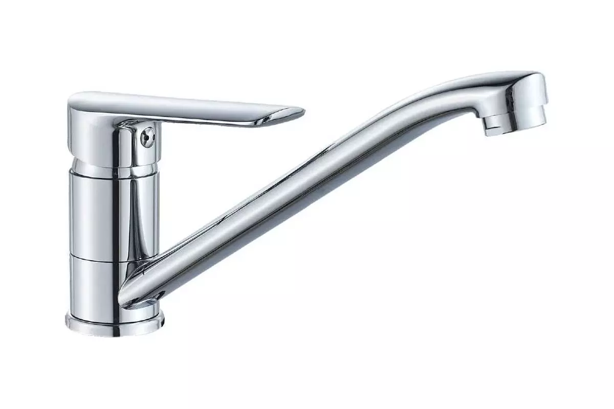 Смеситель для кухни, средний излив 235 мм, хром, ESKO Lagos LG 05, экосплав