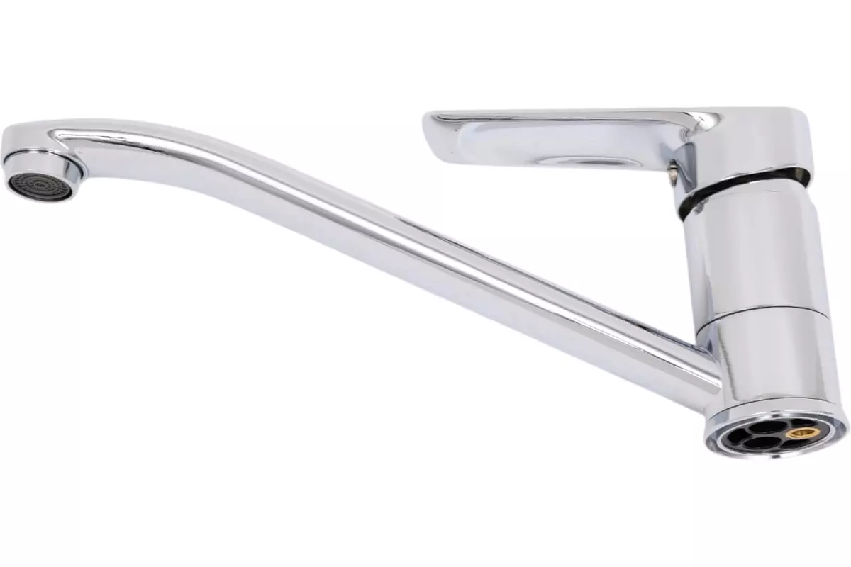 Смеситель для кухни, средний излив 235 мм, хром, ESKO Lagos LG 05, экосплав