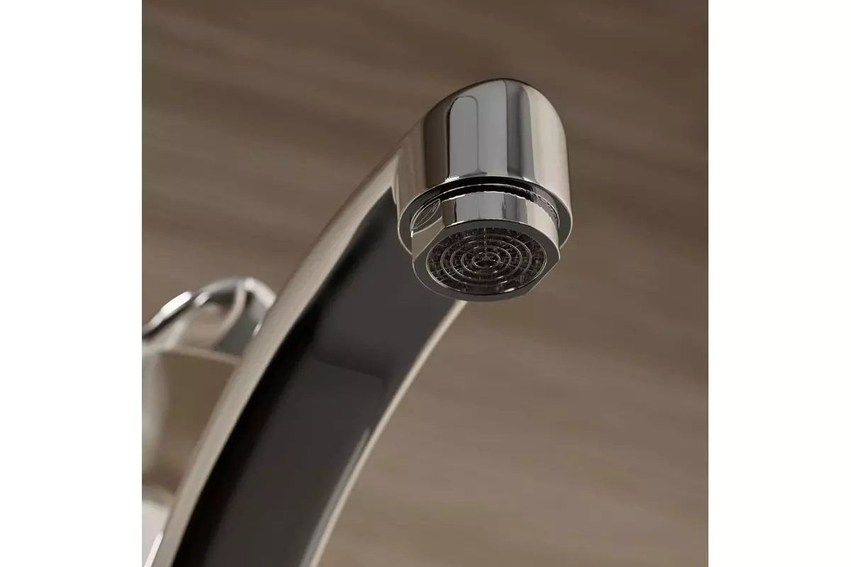 Смеситель для кухни, средний излив 235 мм, хром, ESKO Lagos LG 05, экосплав