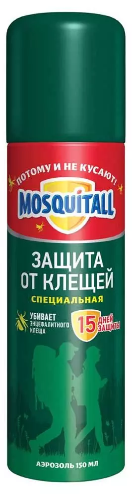 Аэрозоль Mosquitall защита от клещей инсект 150мл