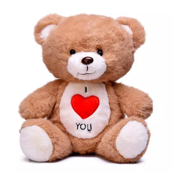 Мягкая игрушка Медведь с сердечком 22 см цвет в ассортименте Мишуткин М1607