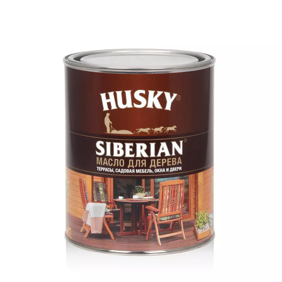 Масло Husky Siberian для дерева (0,9л; 6шт)