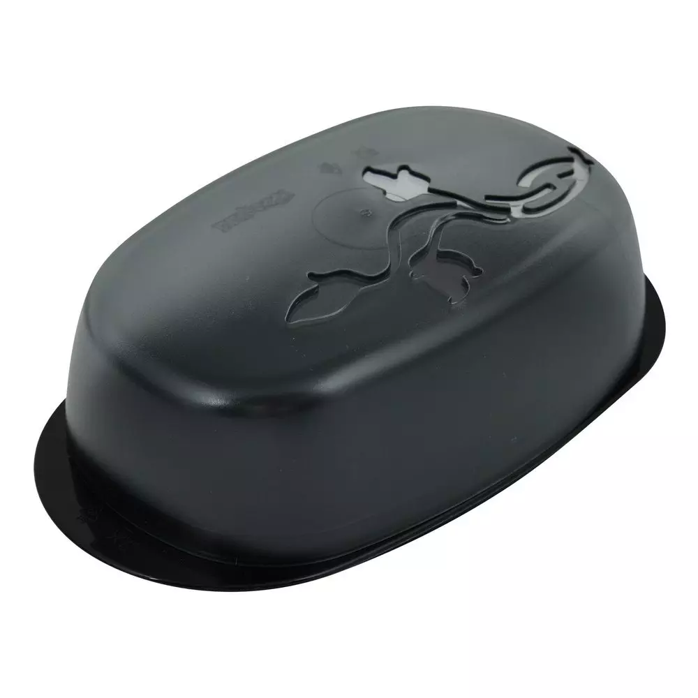 Масленка 19х11х6 см, пластик с крышкой, "Basilic" (шерл) ИК 35930000