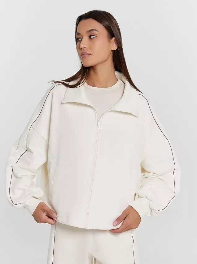 Толстовка женская Mark Formelle 172106 св.молочный, р-р 170/176-100-106 (50 / XL)