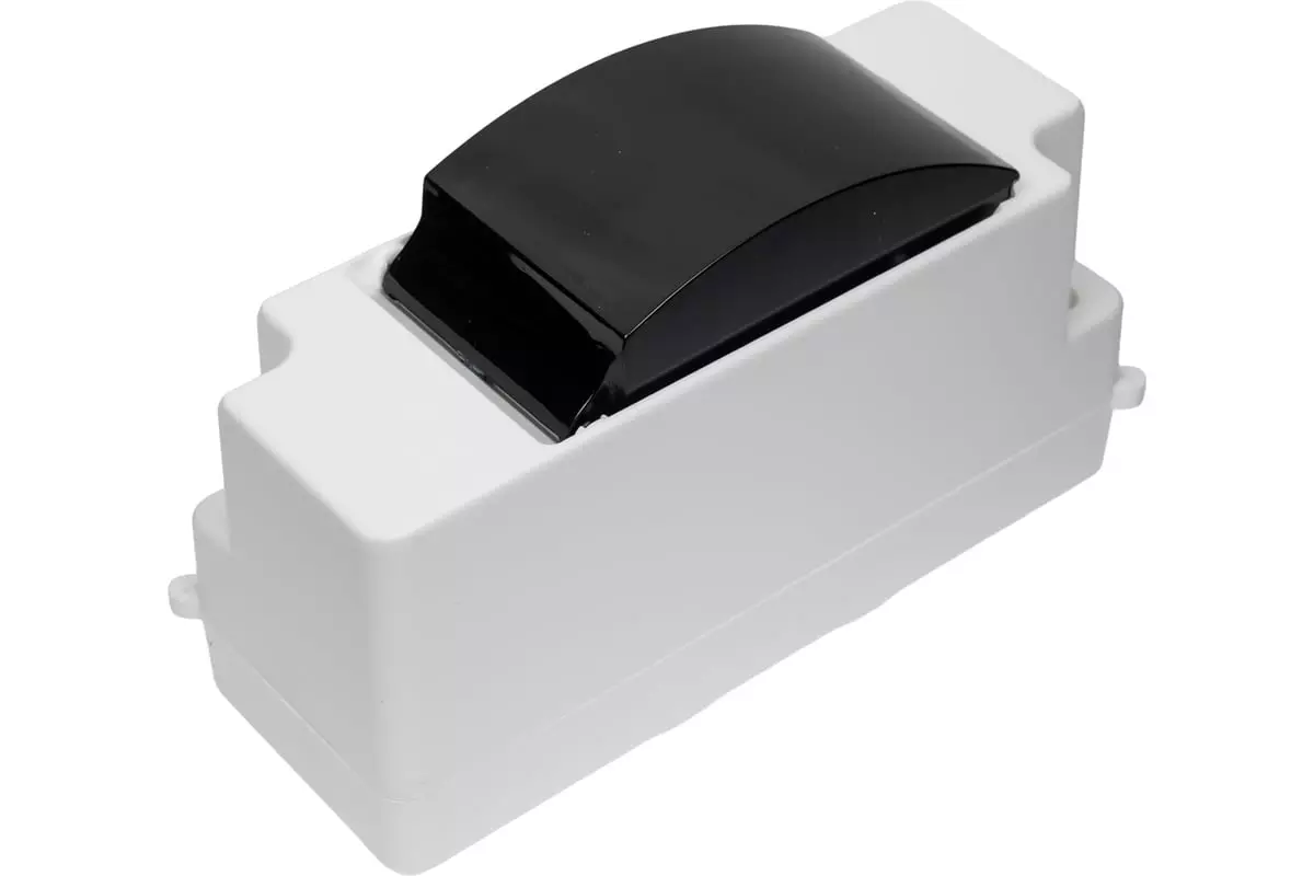 Распределительный щит навесной 2 модуля IP30 прозрачная дверца белый пластик VKL electric 1006443