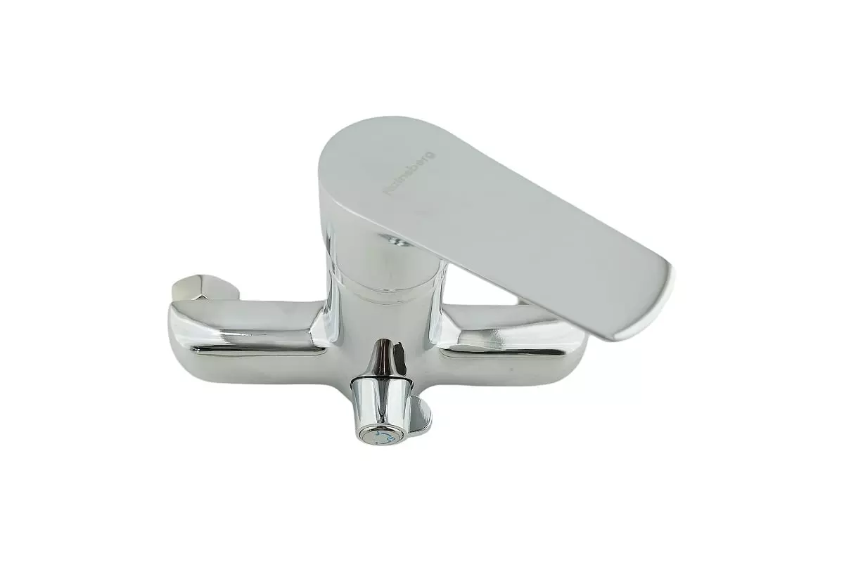 Смеситель для ванны, длинный излив 30 см, хром, Rainsberg R2023F, силумин