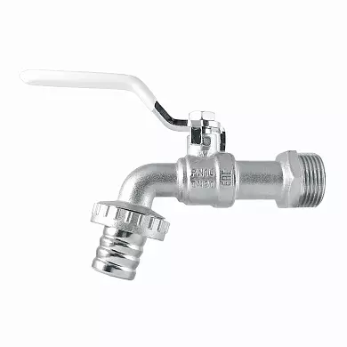 Кран шаровой водоразборный со штуцером 3/4" ручка, STI 00000003671