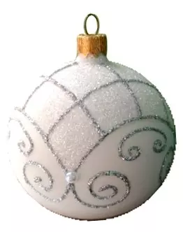 Новогодний шар Кристальный, стекло, 65 мм, в подарочной упаковке, КУ-65-191161