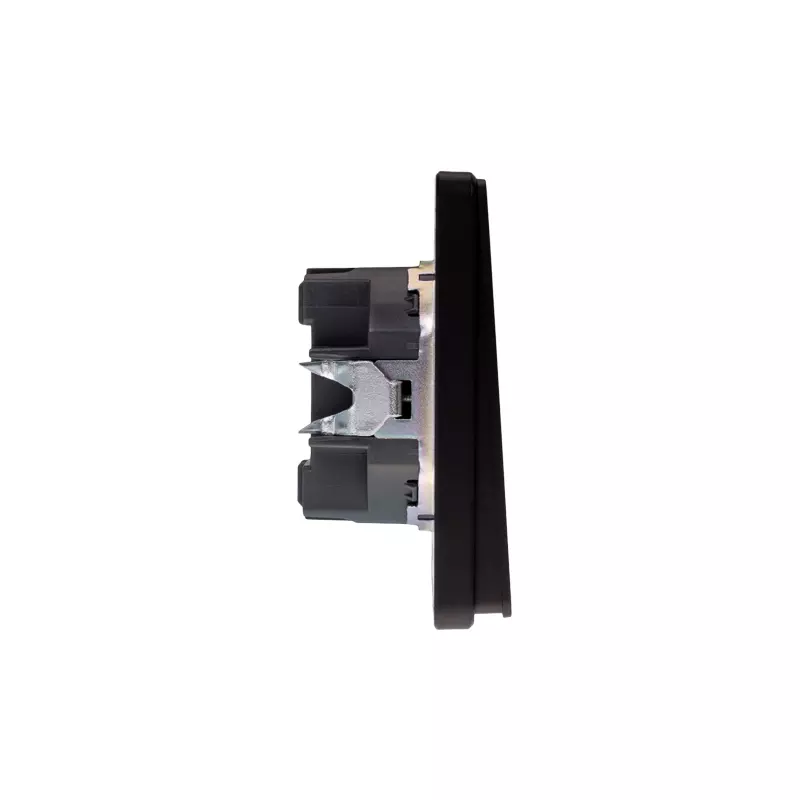 Выключатель встраиваемый 2-клавишный оникс Kranz Miele Round KR-78-0706-3