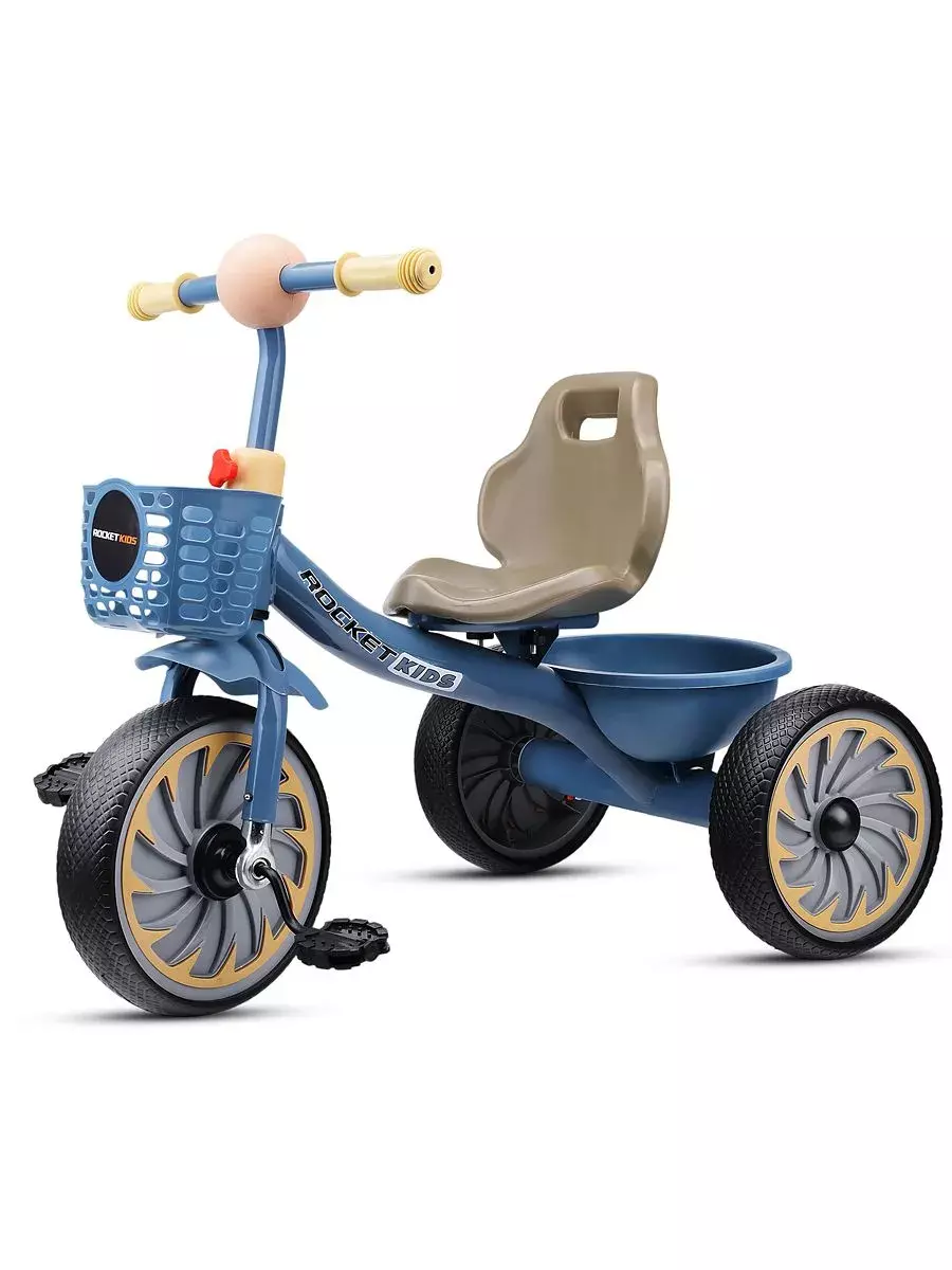 Велосипед трехколесный Rocket MLX-107-BL синий