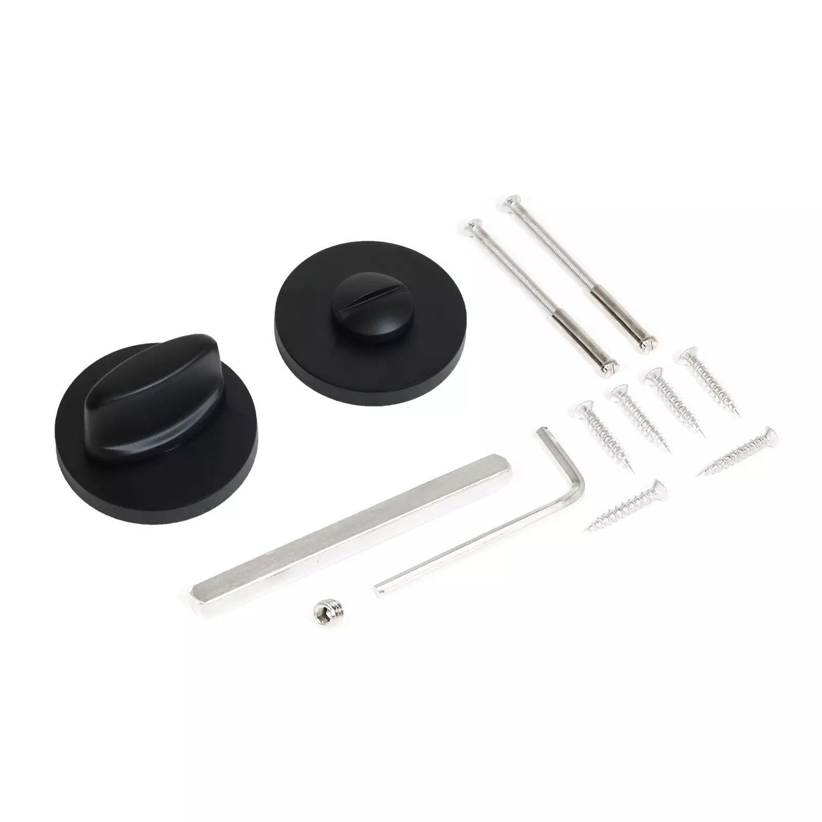Завертка дверная АЛЛЮР АРТ BK-R2 BLACK(71150) мат.черный