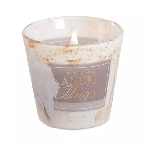 Cвеча ароматизированная в стакане 115 г Bartek  Ангельские крылья/Angel Wings
