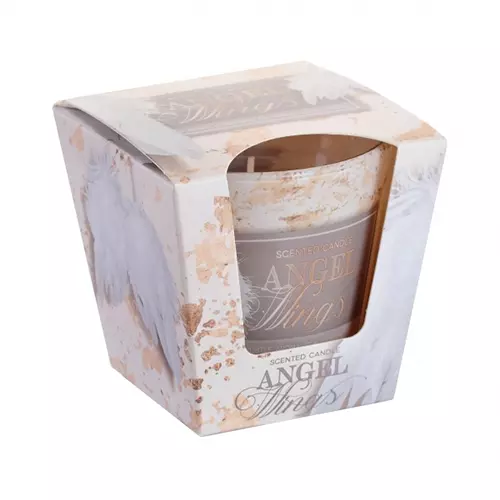 Cвеча ароматизированная в стакане 115 г Bartek  Ангельские крылья/Angel Wings