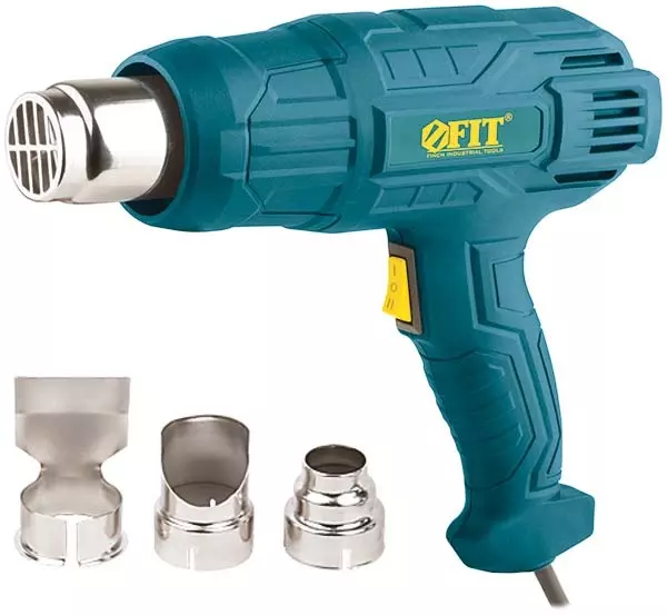Фен строительный FIT HG-2002 2000Вт