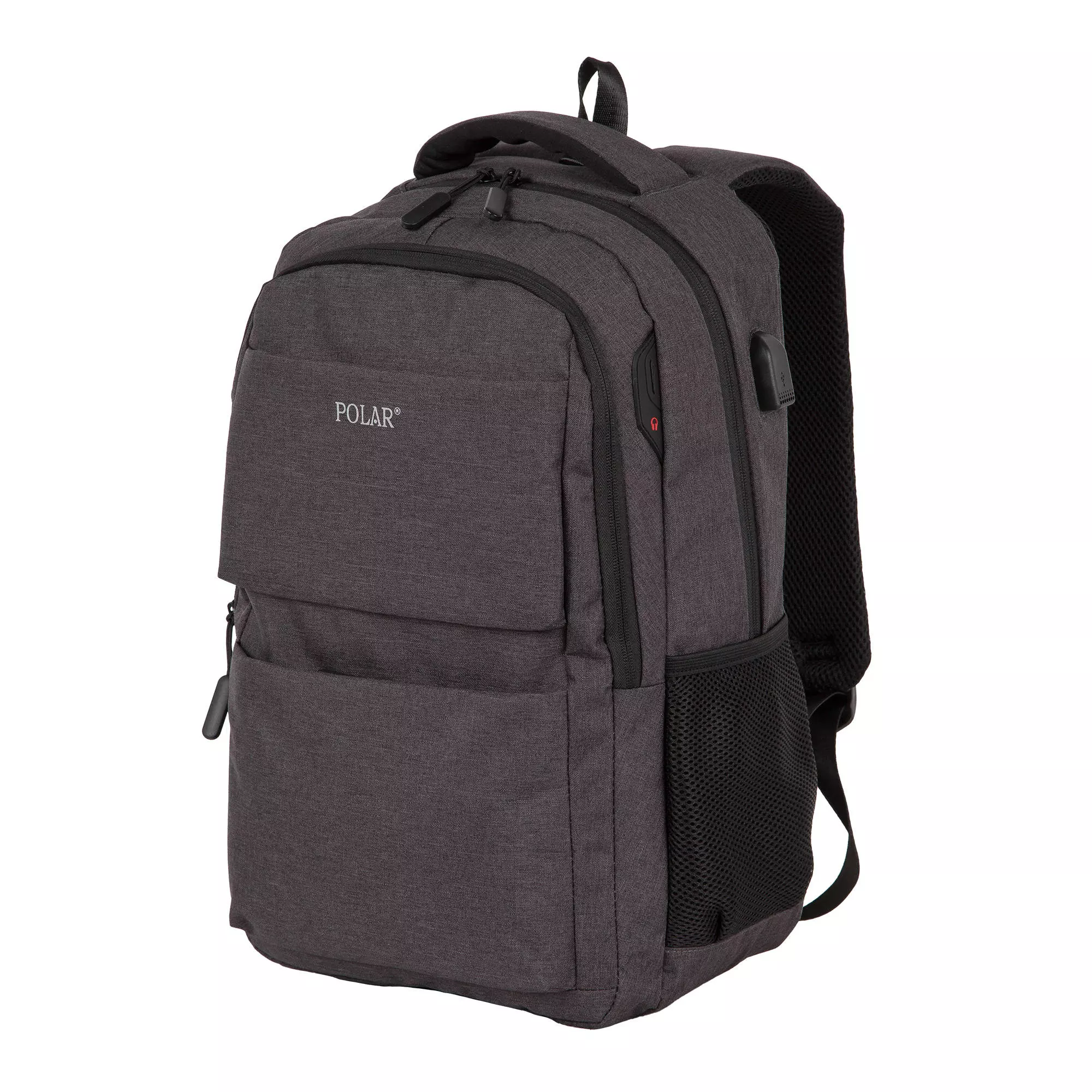 Рюкзак для ноутбука Polar К0310-05 USB черный