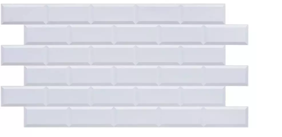 Листовая панель Блок белый 962х484х0,3 мм