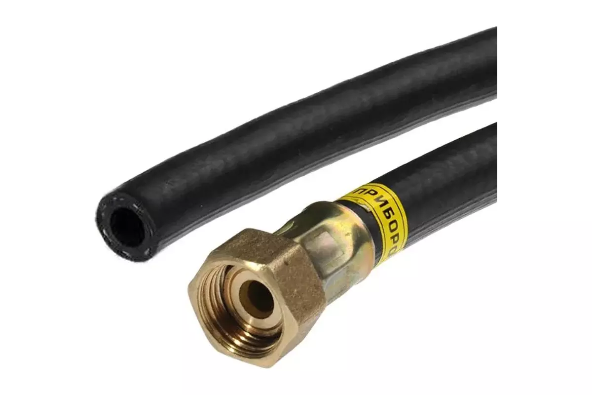 Подводка для газовых баллонов 1/2&quot; чёрный 157 см, SGH0F157
