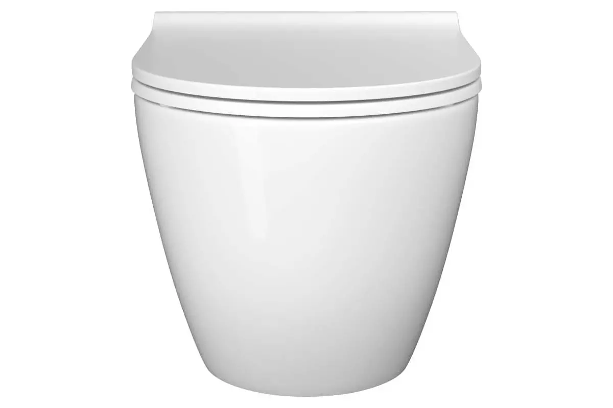 Подвесной унитаз VitrA Mia Round 7510B003-0075 безободковый, микролифт 801-003-019,