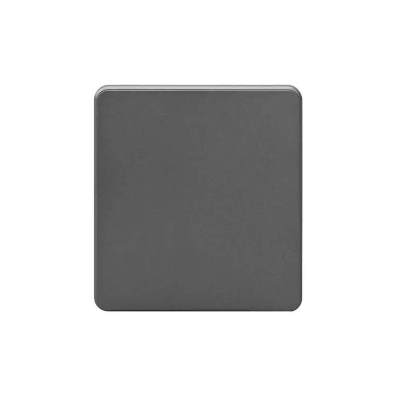Выключатель встраиваемый 1-клавишный титан Kranz Miele Round KR-78-0705-2