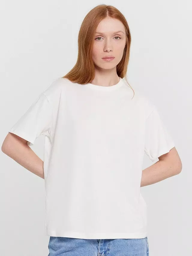 Футболка женская Mark Formelle 112934 белый, р-р 164/170-120-126 (60 / 6XL)