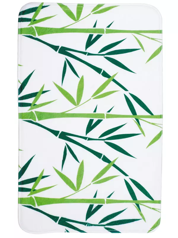 Коврик для ванной комнаты GREEN BAMBOO из микрофибры ULTRA SOFT , 50x80 см.