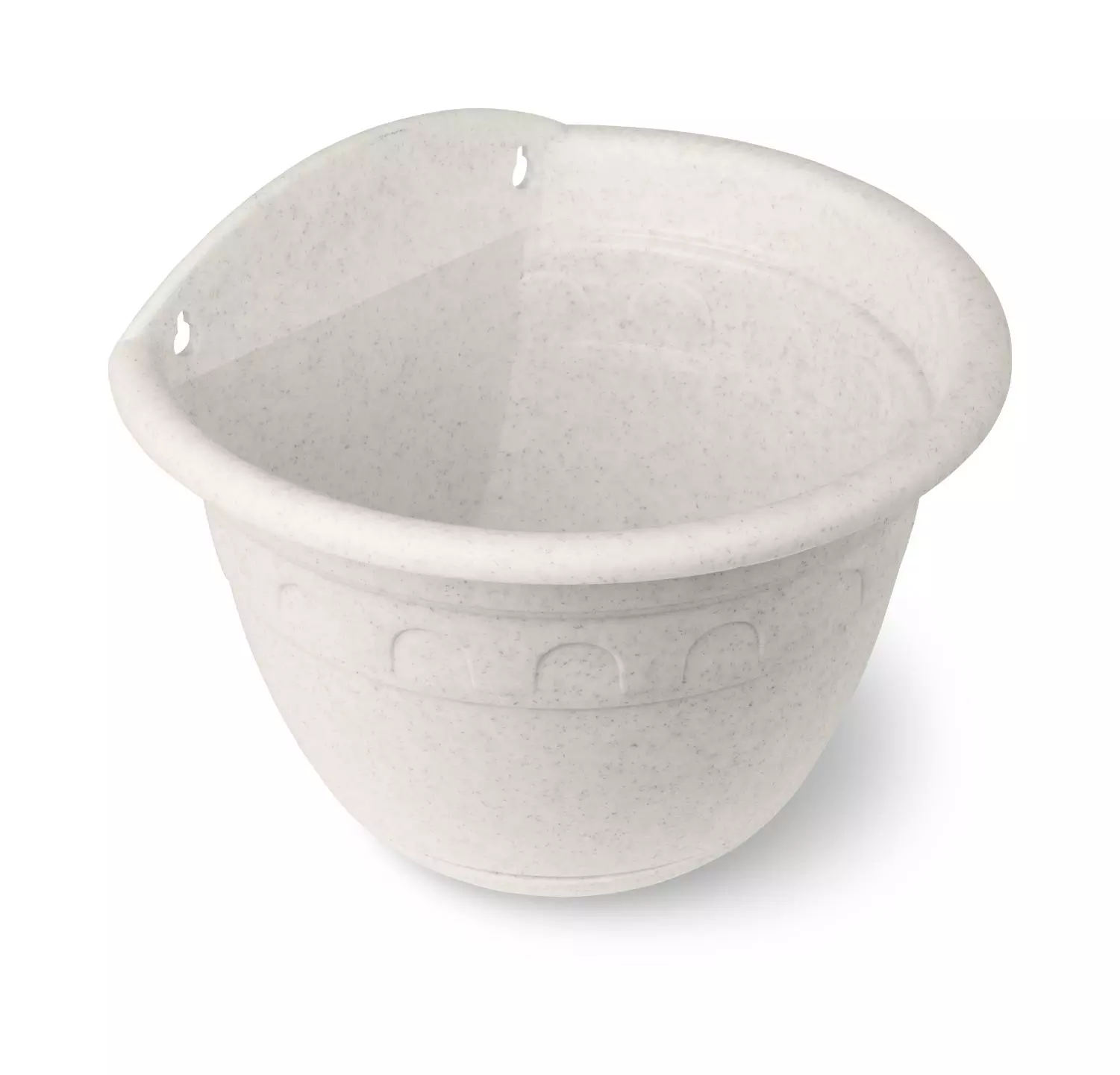 Кашпо настенное Колывань 24 см мрамор С113М