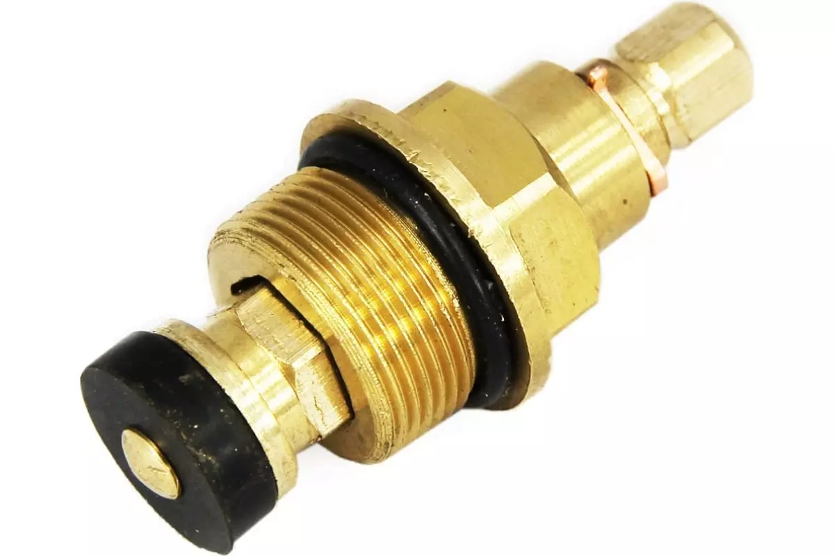 Кран-букса червячная (резиновая), М18, квадрат 7 х 7 мм, короткая, MP-У