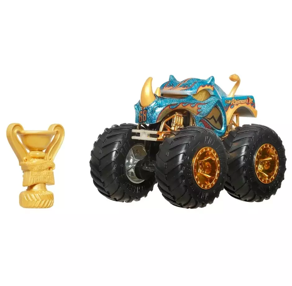 Модель машинки Hot Wheels,металл,монстр-трак,"Чемпион с кубком"1:64, в ассорт.,Хот Вилс,Matell JDV96