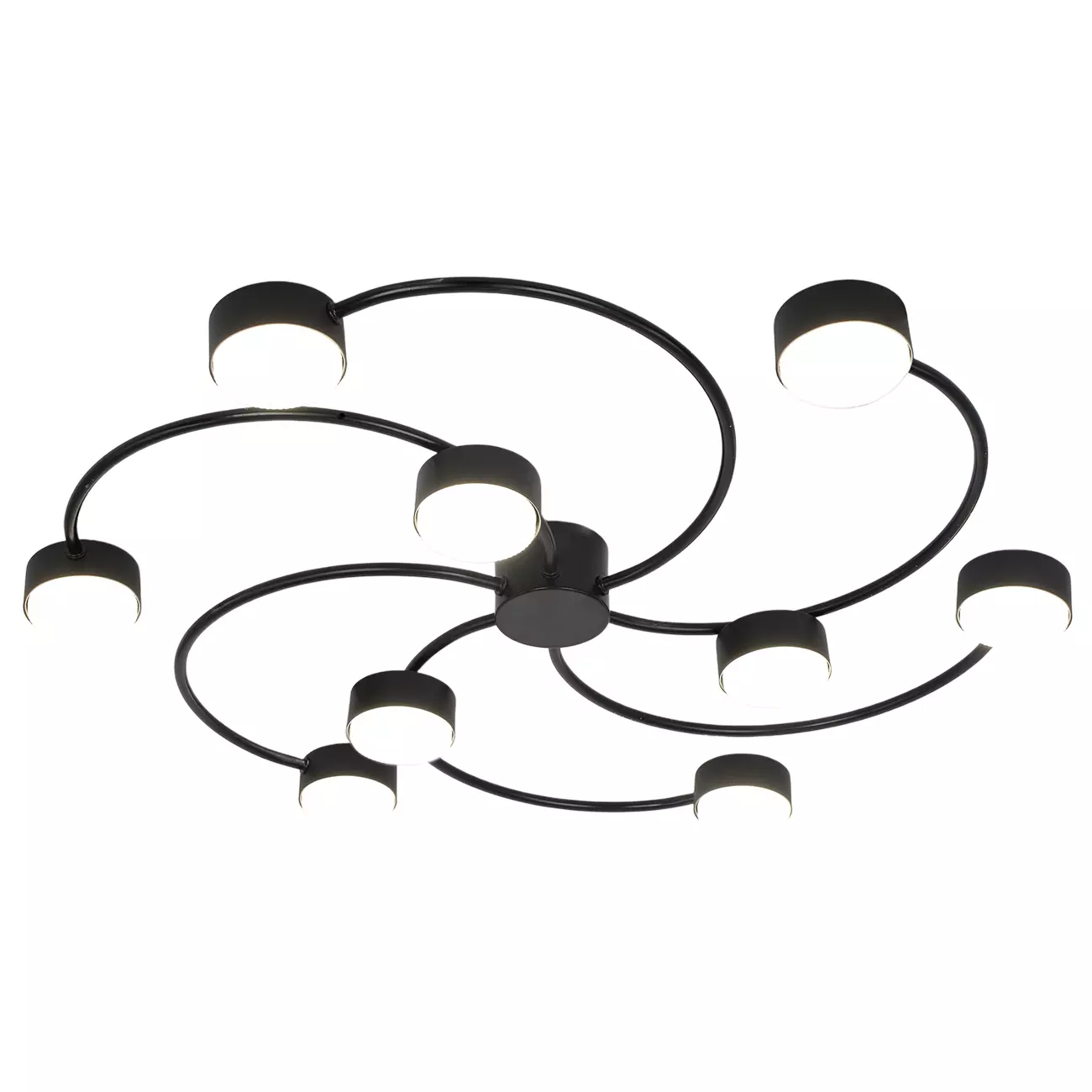 Люстра потолочная 9хGX53 черный Escada 1180/9P